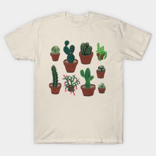 Gouache Cacti T-Shirt